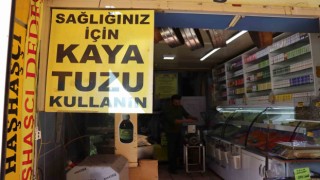 Aktar esnafından kaya tuzu önerisi