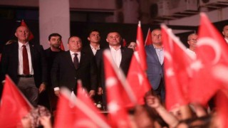 Alanya Cumhuriyetin 100. Yılını Büyükşehirin Sefo konseri ve 500 dron gösterisi ile ile kutladı