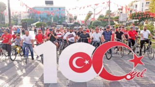 Alanyada 100. Yıl Bisiklet Turu