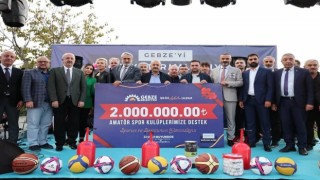 Amatör spor kulüplerine 2 milyon TL destek