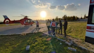 Ambulans helikopterle Vana ulaştırılan hasta ameliyat edildi