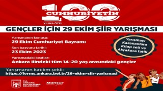 Ankara Büyükşehir Belediyesinden Cumhuriyetin 100. yılına özel şiir yarışması
