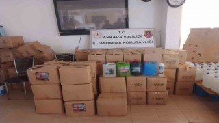 Ankarada kaçakçılık operasyonu: 38 ton paketlenmiş sahte deterjan ele geçirildi