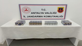 Antalyada jandarmadan kaçak tütün mamülleri denetimi
