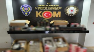 Antalyada kaçak sigara operasyonlarında 10 şahsa işlem yapıldı