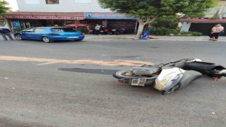 Antalyadaki motosiklet kazasında sürücü ağır yaralandı