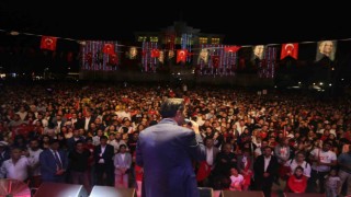 Antalyanın ilçelerinde Cumhuriyetin 100. yılı coşkusu yaşandı