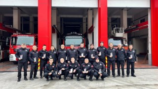 Ateş savaşçılarına teşekkür