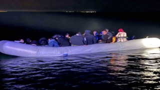 Aydında 37 düzensiz göçmen kurtarıldı, 41i yakalandı