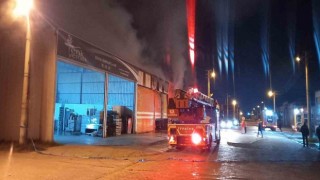 Aydındaki yangında üç iş yeri zarar gördü
