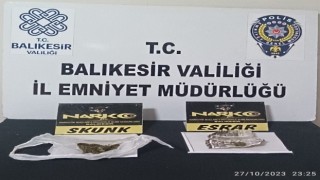 Balıkesirde Yunus polisinden şok uyuşturucu operasyonu