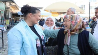 Başkan Çerçioğlu Köşk pazarını ziyaret etti