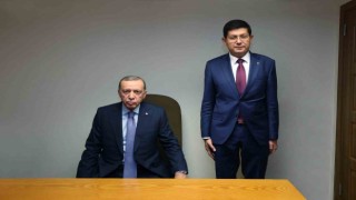 Başkan Özcan, Cumhurbaşkanı Erdoğan ile görüştü