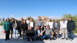 Başkan Süslü, yatırımları gazeteciler ili birlikte gezdi