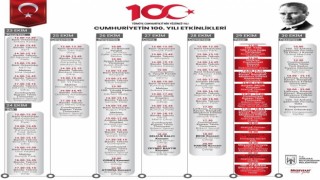 Başkent Cumhuriyetin 100. yılını bir hafta sürecek etkinliklerle kutlayacak