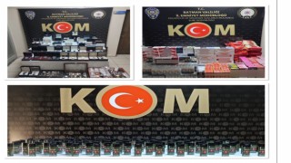 Batmanda binlerce gümrük kaçağı ürün ele geçirildi