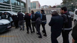 Belediyeye ait asfalt tesisinden bitüm ve çakıl hırsızlığından 5 kişi tutuklandı