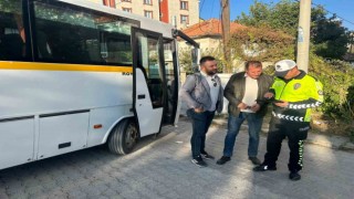 Beyşehirde okul servis araçları denetlendi