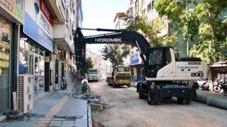 Bigada İstiklal Caddesi trafiğe açıldı