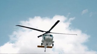 Bilecik semalarında alçak uçuş yapan helikopter merak konusu oldu