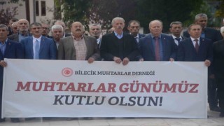 Bilecikte 19 Ekim Muhtarlar Günü dolayısıyla tören düzenlendi
