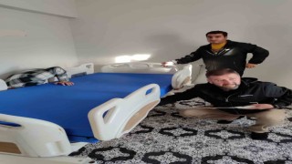 Bingölde yatalak hastalara ücretsiz hasta yatağı dağıtıldı