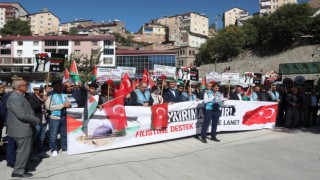 Bitlisten İsrail zulmüne kınama