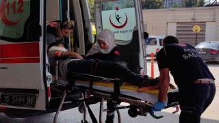 Bursada üzerine tomruk düşen şoför ağır yaralandı