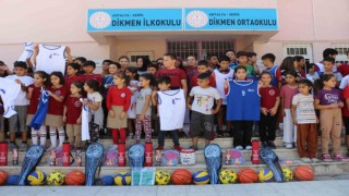 Büyükşehirden Serik Dikmen İlkokuluna spor malzemesi desteği