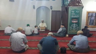 Çermikte sabah namazı buluşması