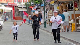Çeşmede Cumhuriyet için koştular