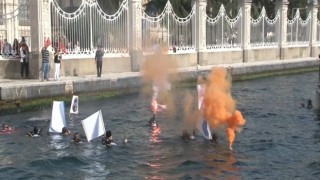 Cumhuriyet tarihinin en büyük dalışı Dolmabahçede gerçekleşti