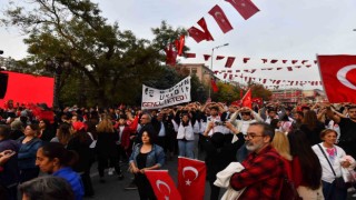 Cumhuriyetin 100. yılında başkentliler tek yürek oldu