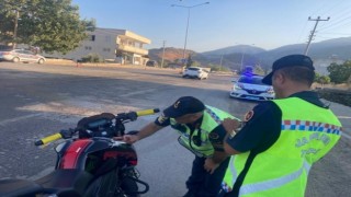 Denizlide 585 araç trafikten men edildi