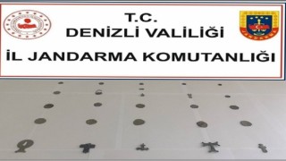 Denizlide kaçak tarihi eserler yakalandı