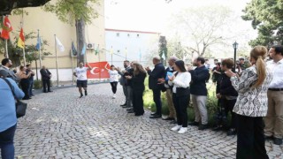 DEÜlü öğrenciler Cumhuriyet için yürüdü