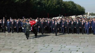 Devlet erkanı Atatürkün huzurunda
