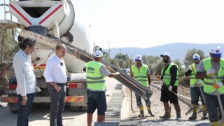 Didimde 63,5 kilometrelik bisiklet yolu çalışmaları hızla devam ediyor