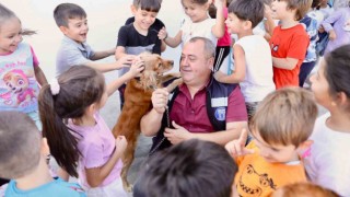 Didimdeki hayvan barınağı minik öğrencileri ağırladı