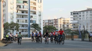 Diyarbakırda 150 sporcu sağlıklı yaşam için pedal çevirdi