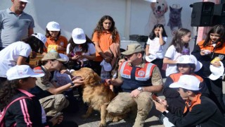Diyarbakırda öğrenciler hayvan bakımevini gezdi