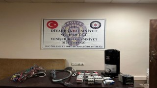 Diyarbakırda sağlık ocağını hedef alan hırsızlar 130 saatlik görüntü izlenerek yakalandı