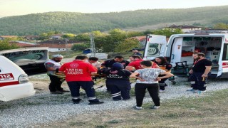 Doğa yürüyüşü kazayla sonlandı: Ayağı kırılan dağcı tedavi altında