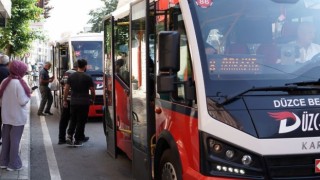 Düzcede 29 Ekimde toplu ulaşım ücretsiz