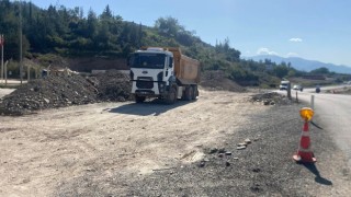 Düziçi'nde yol yapım çalışmaları yeniden başladı