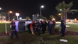 Edremitte trafik kazası: 1 yaralı