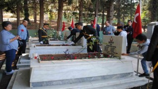 Eğirdirde şehit kabirleri ziyaret edildi