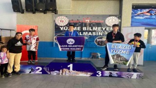 Elazığ Belediyesinden yüzmede 57 madalya