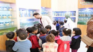 Elazığda öğrenciler balık müzesini gezdi