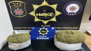 Elazığda polis uyuşturucuya geçit vermiyor: 5 kilo esrar ele geçirildi, bir şüpheli tutuklandı